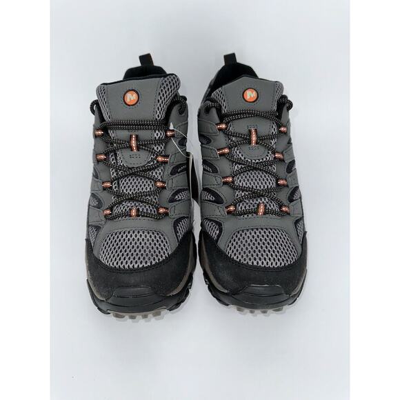 Merrell Hiking Shoes Gray Moab 2 GTX Vibram Goretex Leather J06039 Men’s Size 12 - Picture 3 of 12